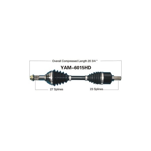 Wide Open Heavy Duty CV Axle for YAM HD REAR L/R YFM550/700 GRIZZAUTO 7-14 YAM-6015HD - main